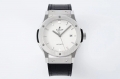 Classic Fusion 42mm APSF 1:1 Best Edition White Dial on Black Gummy Strap A1110