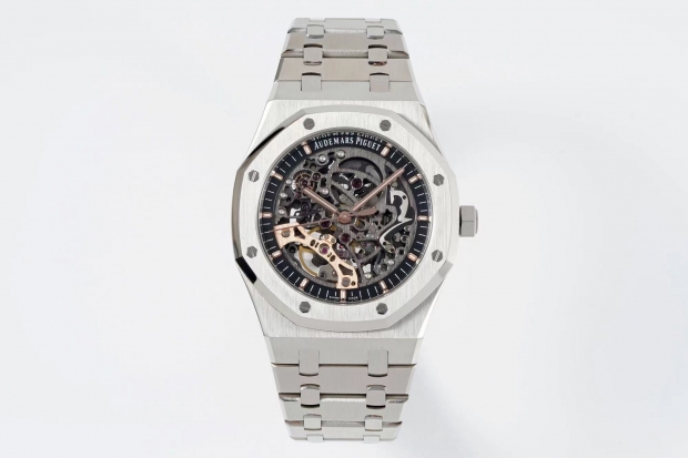 Royal Oak 41mm Openworked 15407 SS APSF 1:1 Best Edition on SS Bracelet A3132