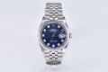 DateJust 36mm 126234 Clean 1:1 Best Edition 904L Steel Blue Diamond Dial on Jubilee Bracelet VR3235