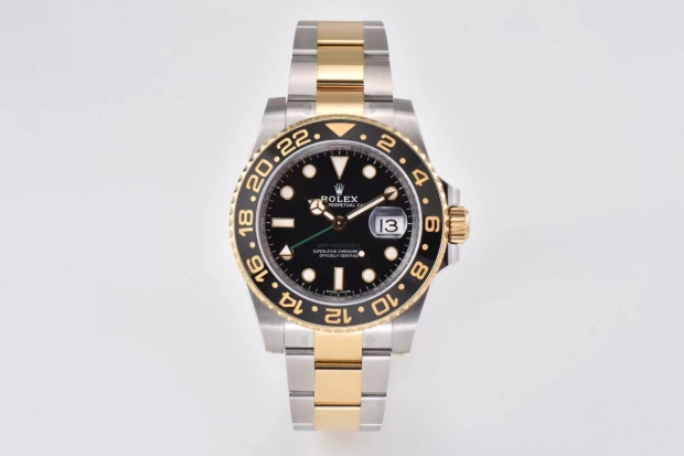 GMT-Master II 116713 LN SS/YG Black Ceramic 904L Steel Clean Factory Best Edition VR3186 CHS