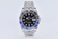 GMT-Master II 126710 BLNR Black/Blue Ceramic 904L Steel Clean Factory Best Edition on Jubilee Bracelet DD3285 CHS