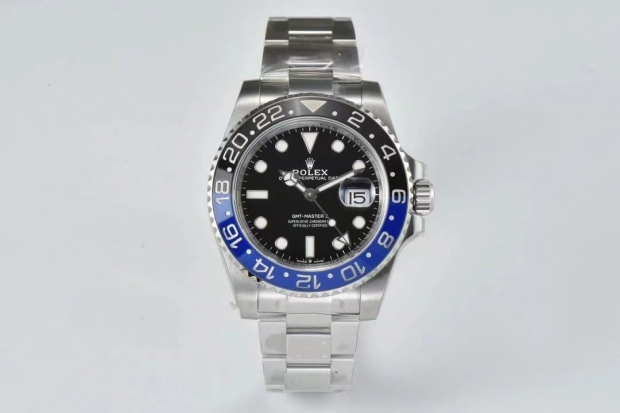 GMT-Master II 126710 BLNR Black/Blue Ceramic 904L Steel Clean Factory Best Edition on Oyster Bracelet VR3186 CHS