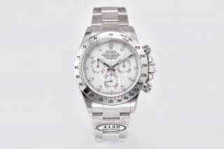 Daytona 116520 Clean Factory 1:1 Best Edition 904L SS Case and Bracelet White Dial SA4130