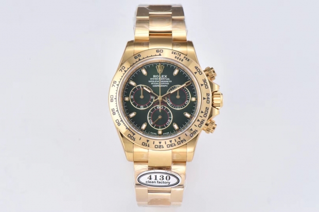 Daytona 116508 Clean Factory Best Edition 904L Steel Green Dial on YG Bracelet SA4130