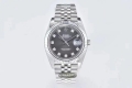 DateJust 41 126334 Clean 1:1 Best Edition 904L Steel Gray Diamond Dial on Jubilee Bracelet VR3235