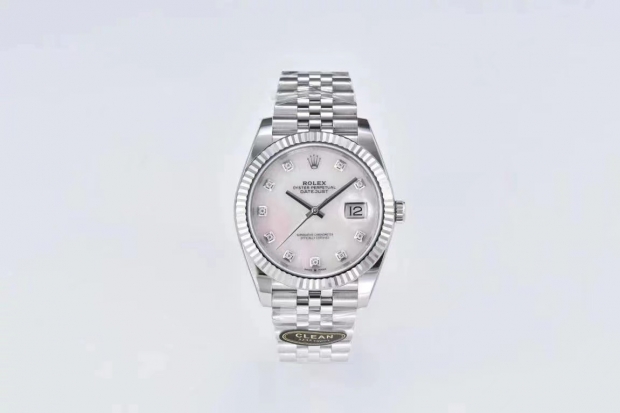 DateJust 41 126334 Clean 1:1 Best Edition 904L Steel MOP Diamond Dial on Jubilee Bracelet VR3235