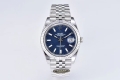 DateJust 36 126234 904L SS Clean Factory 1:1 Best Edition Fluted Bezel Blue Dial on Jubilee Bracelet VR3235