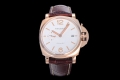 PAM1042 Luminor Due RG VSF Best Edition White Dial on Brown Leather Strap AXXXIV