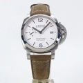 PAM1394 VSF 42mm Luminor Marina Auto1:1 Best Edition White Dial onBrown Leather Strap P9010