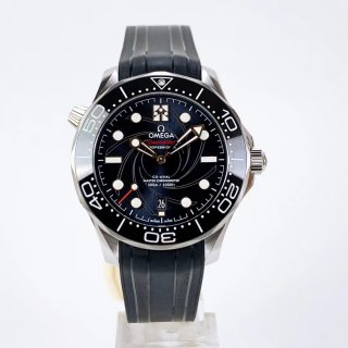 Seamaster Diver 300M 007 James Bond VSF 1:1 Best Edition On Black Rubber Strap A8800