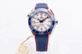 Planet Ocean America's Cup SS VSF 1:1 Best Edition White Dial on Blue Nylon Strap A8900 Super Clone