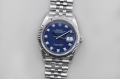 DateJust 36 SS 126234 VSF 1:1 Best Edition 904L Steel Blue Diamonds Dial on Jubilee Bracelet VS3235