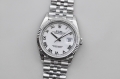 DateJust 36 SS 126234 VSF 1:1 Best Edition 904L Steel White Roman Dial on Jubilee Bracelet VS3235