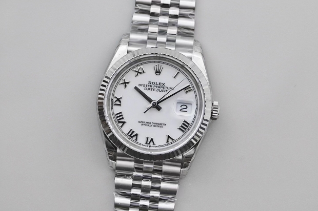 DateJust 36 SS 126234 VSF 1:1 Best Edition 904L Steel White Roman Dial on Jubilee Bracelet VS3235