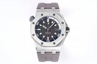 Royal Oak Offshore Diver 15720 ZF 1:1 Best Edition Gray Dial on Gray Rubber Strap A4308