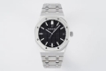 Royal Oak 41mm 15500 SS ZF 1:1 Best Edition Black Textured Dial on SS Bracelet A4302 Super Clone