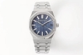 Royal Oak 41mm 15510 SS ZF 1:1 Best Edition Blue Textured Dial on SS Bracelet A4302